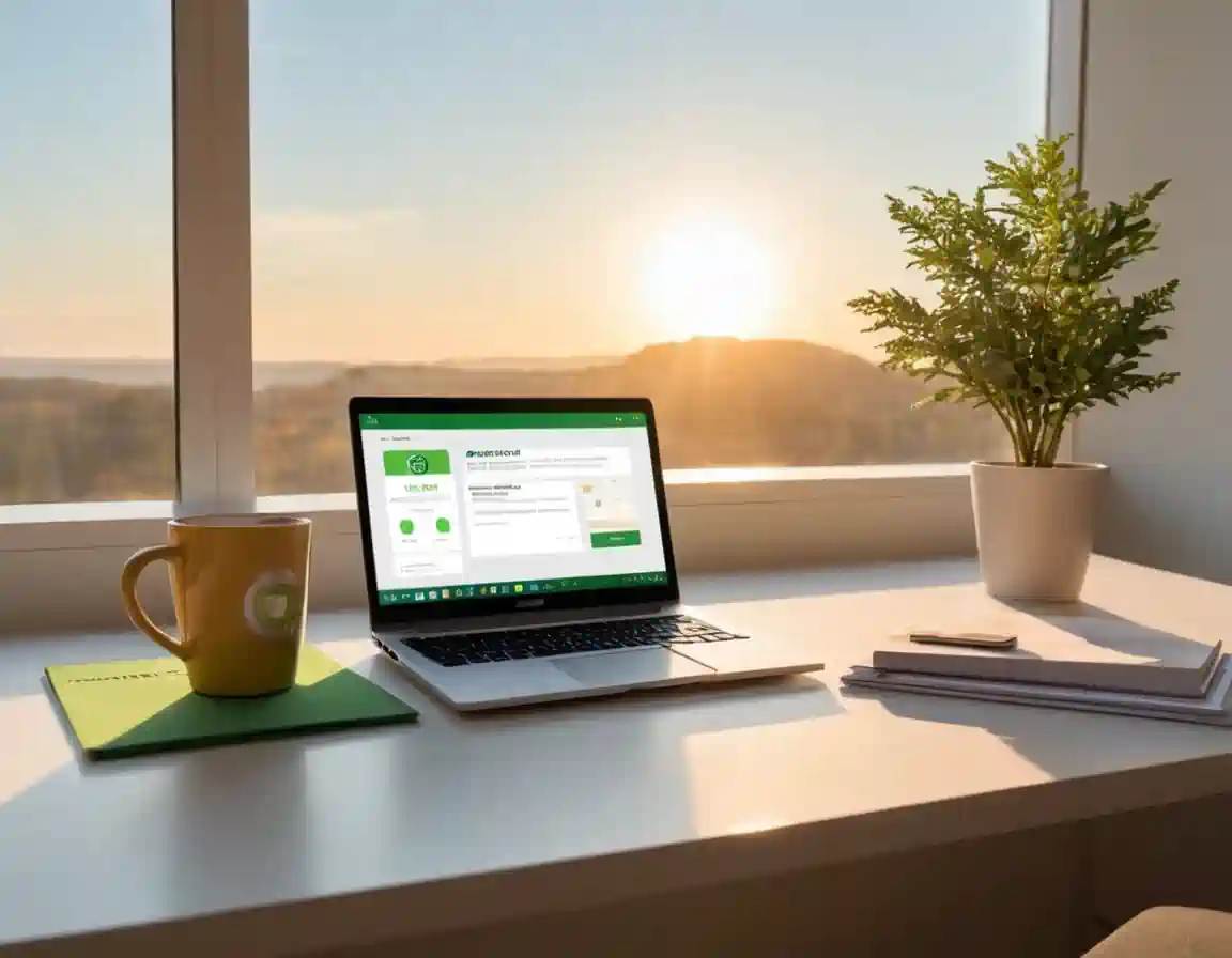 Focused workspace ready for a strategic, high-quality job search